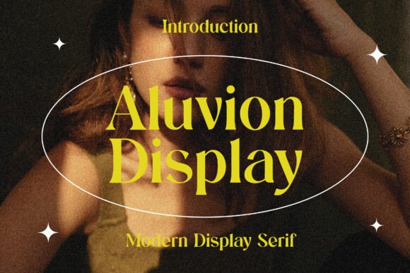 Aluvion Display: A Modern Display Font for Campaign Visuals