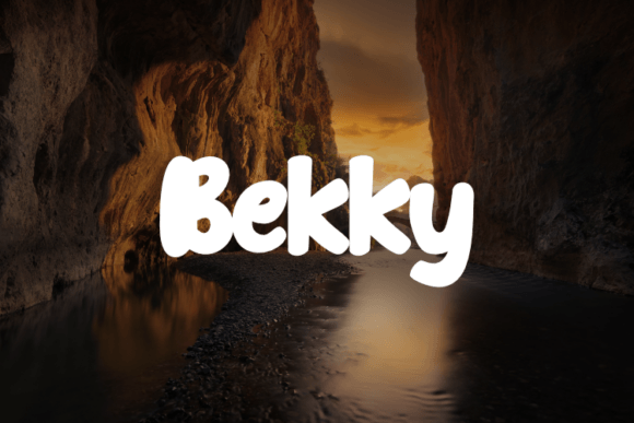 Bekky Display Font for Polished Editorial Design and Readable Layouts