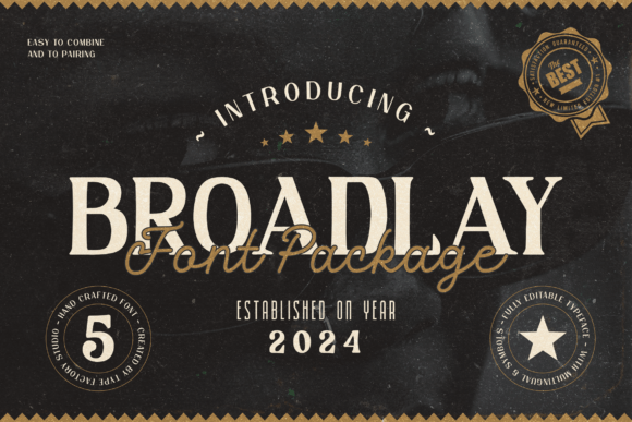 Broadlay Vintage Display Font for Modern Web Design Projects