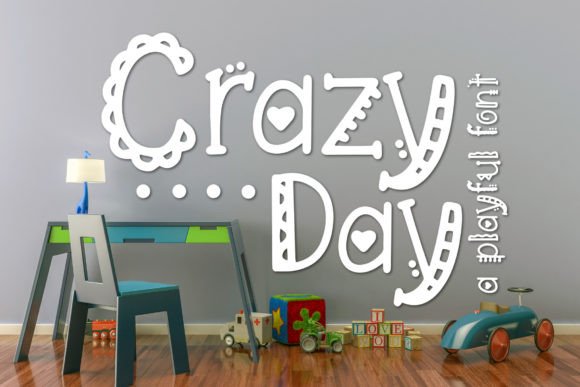 Crazy Day Font Review: A Playful Display Typeface for Joyful Branding