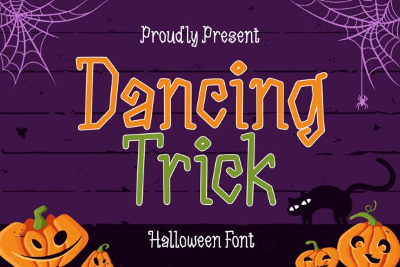 Dancing Trick: A Halloween Display Font for Eerie Brand Projects