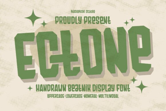 Ectone: A Beatnik Display Font for Editorial Design