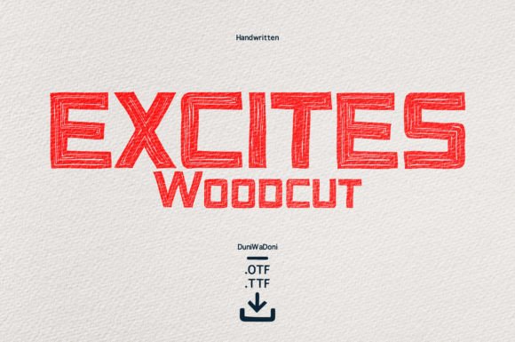 Excites Woodcut Brings Natural Warmth to Editorial Design