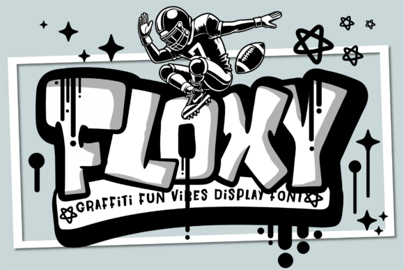 Floxy Graffiti Font for Handmade Labels and Creative Products