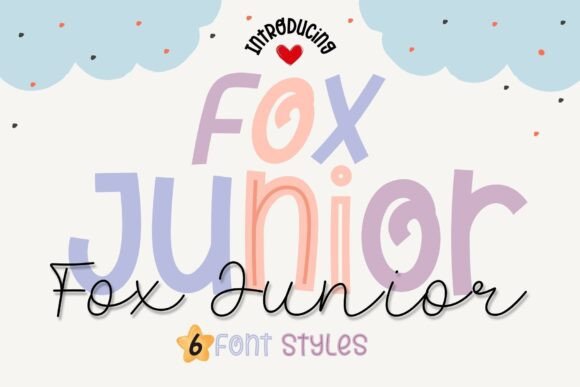 Fox Junior Display Font for Handmade Labels and Craft Projects