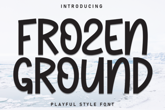 Frozen Ground Review: A Playful Frost Font for Winter Product Branding
