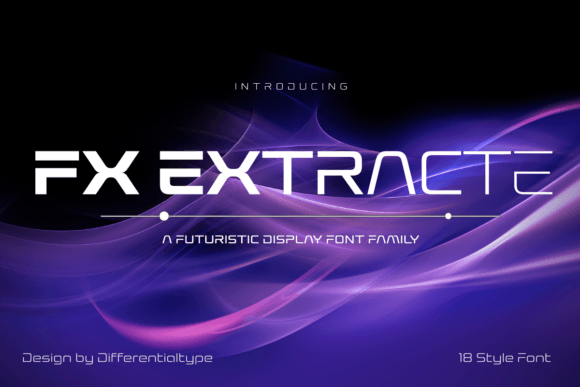 Fx Extracte: A Forward-Looking Display Font for Brand Identity