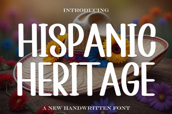 Hispanic Heritage Font for Small Business Branding