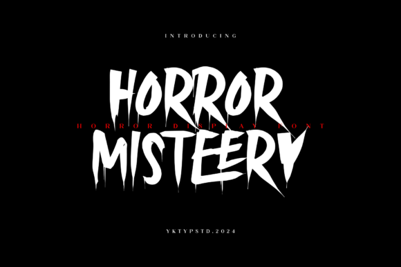 Horror Misteery Font Review for Web Designers