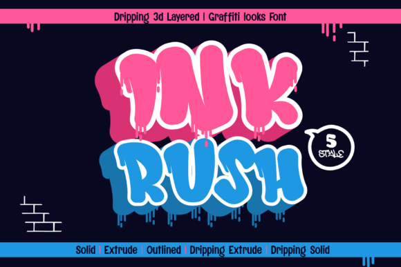 Ink Rush Font: A Bold Display Typeface for Brand Identity