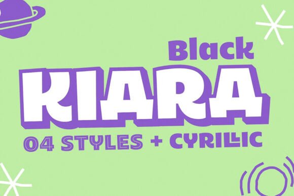 Kiara Black: A Refined Display Font for Digital Designers