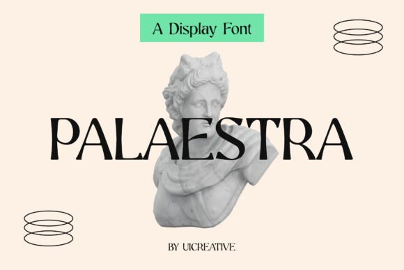 Palaestra: A Modern Display Font for Elegant Design Projects