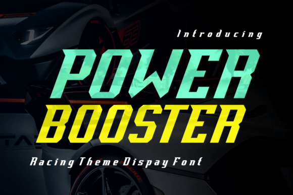 Power Booster: A Display Font for Adrenaline-Fueled Web Design