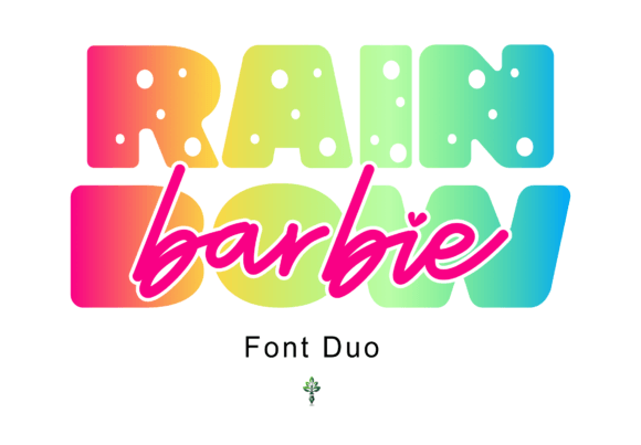Rainbow Barbie Font for Standout Campaign Visuals