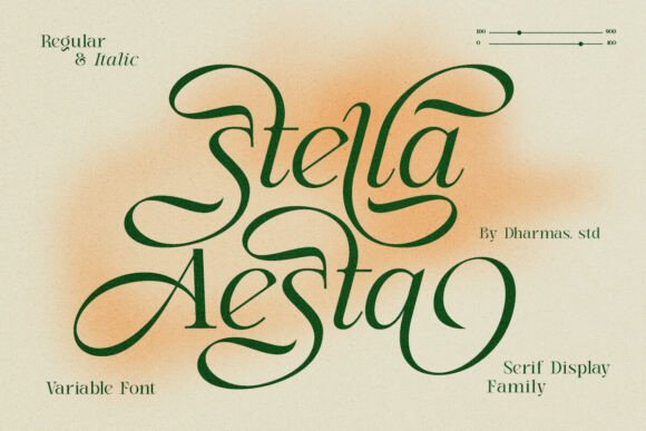 Stella Aesta Review: An Elegant Serif Display Font for Small Business Branding