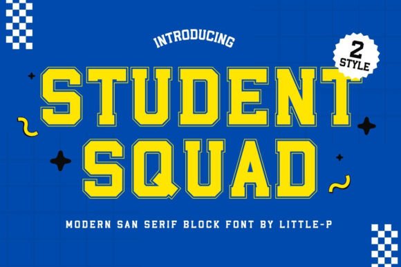 Student Squad Font Review for Handmade Products and Crafts