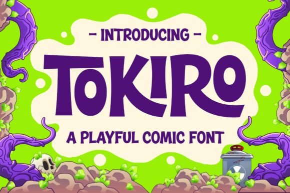 Tokiro Font Review: A Playful Display Typeface for Spooky Branding
