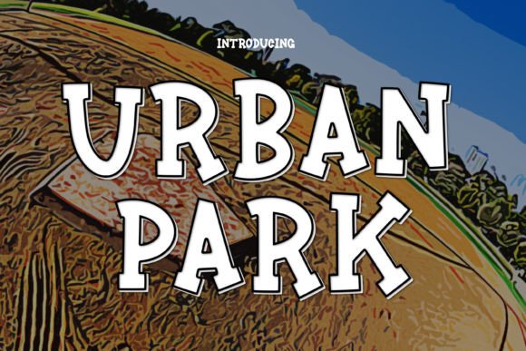 Urban Park: A Display Font for Bold Editorial Headlines