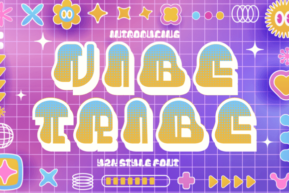 Vibe Tribe Brings Playful Y2K Energy to Your Brand Identity